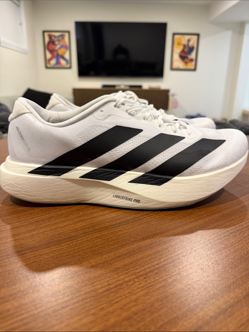 Adidas EVO SL - Men’s - White/Black - Size 11